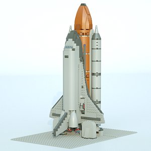 3D LEGO Shuttle Adventure model