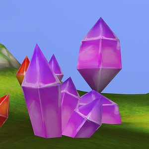 Hand painted Crystals