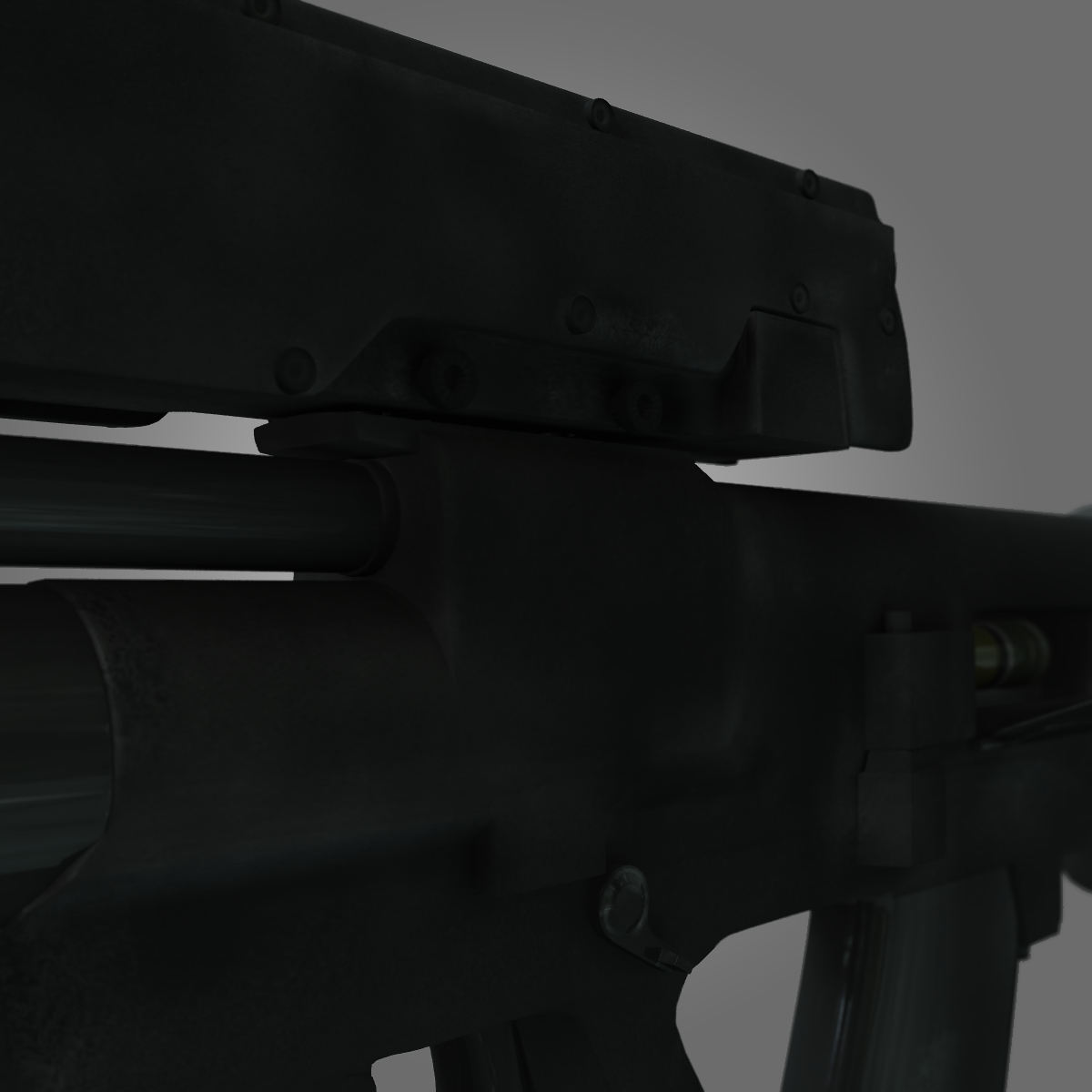 3d xm25 grenade launcher model
