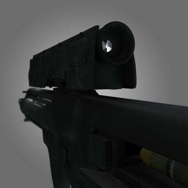 3d xm25 grenade launcher model