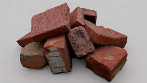 3D brick pile tiny