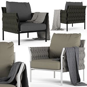 3D Globewest Livorno Armchair