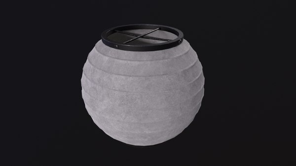 3D Japanese paper lantern