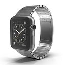 Apple Watch 42mm Link Bracelet Dark Space 2 3D Model