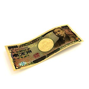 Banknote 10000 Yens Front
