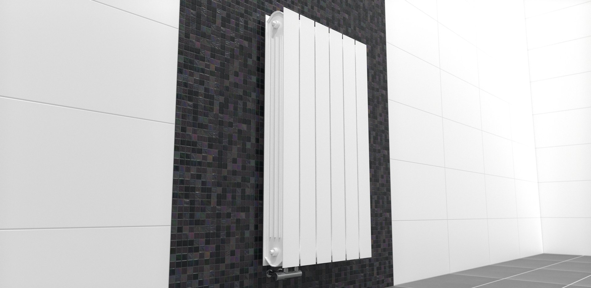 3ds radiator bathroom design