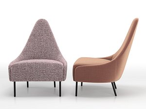 3D Napoleon Lounge Chair model