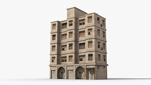 Arab Middle East Building x17 3D model