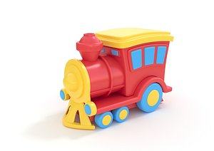 Toy Train 3D model 3D model