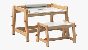Flisat Children's Desk & Bench by IKEA