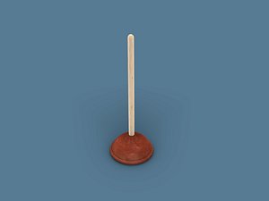 3D Toilet Plunger