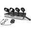 4 CH CCTV-Sicherheitssystem für DVR-IR-Kameras