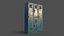 PBR School Gym Locker 05 - Blue Sea