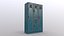 PBR School Gym Locker 05 - Blue Sea