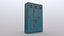 PBR School Gym Locker 05 - Blue Sea
