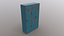 PBR School Gym Locker 05 - Blue Sea