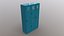 PBR School Gym Locker 05 - Blue Sea