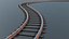 Customizable Railroad Tracks 3D