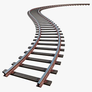 Customizable Railroad Tracks 3D