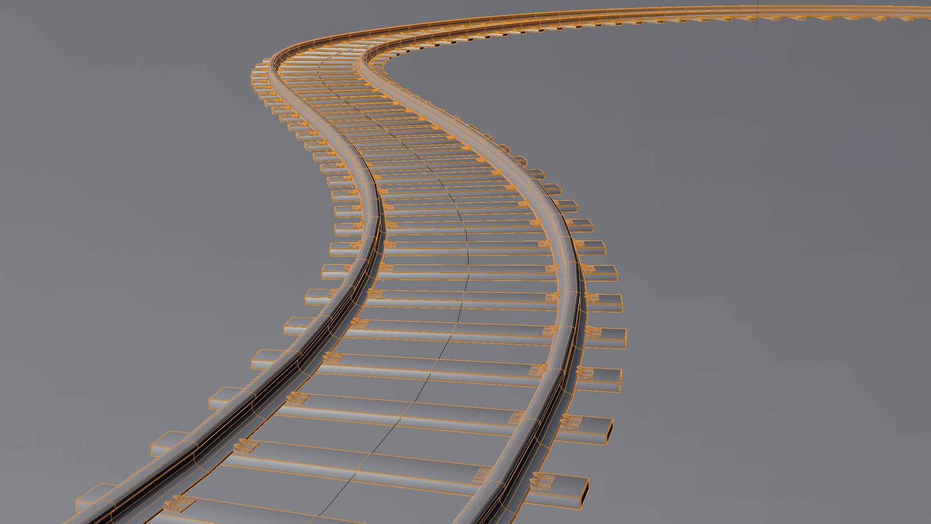 Customizable Railroad Tracks 3D - TurboSquid 2270921