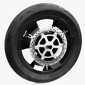 3D Front Wheel for Sport Motorcycle