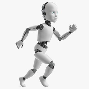 Cyborg Baby in Running Pose