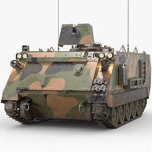 3D Armoured Personnel Carrier M113A3 PBR