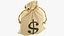 3D Money Bags Collection V31 model