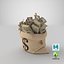 3D Money Bags Collection V31 model