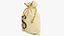 3D Money Bags Collection V31 model