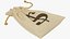 3D Money Bags Collection V31 model