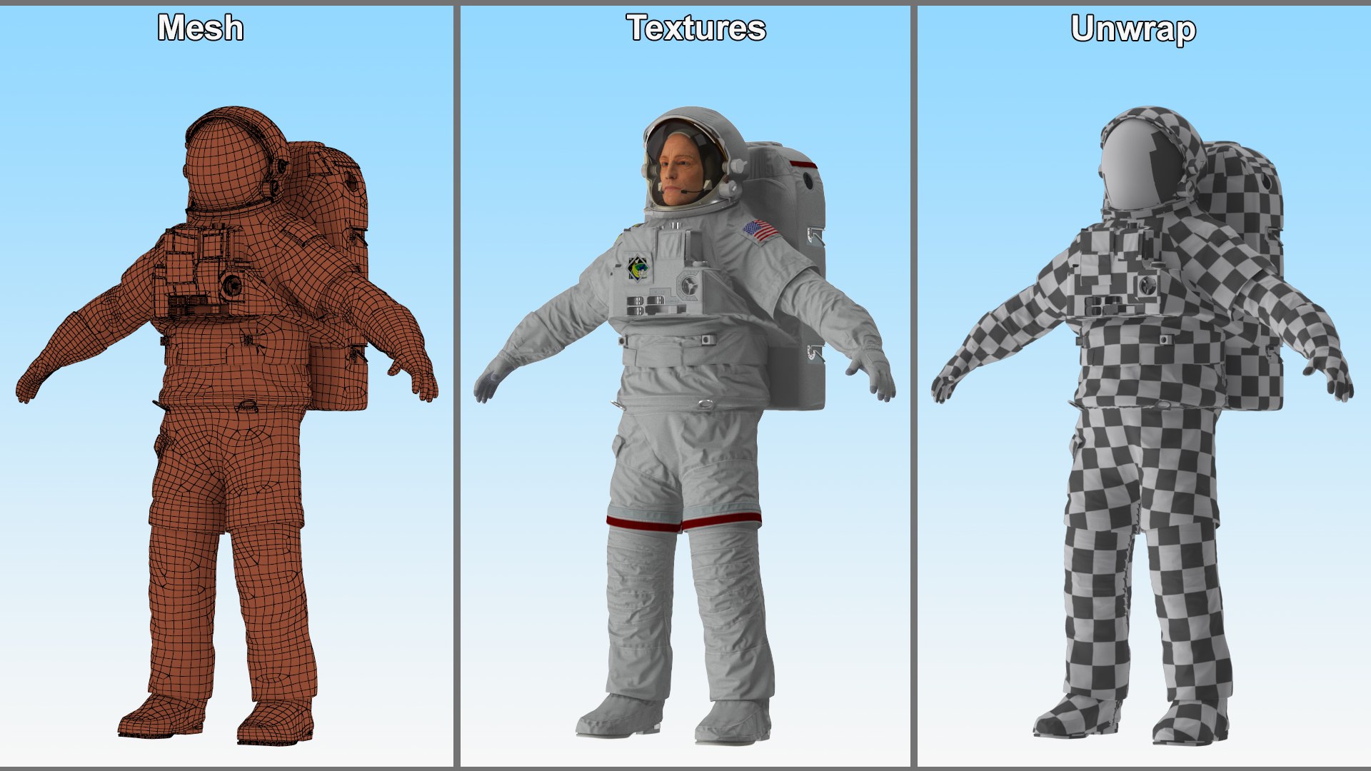 3D Astronaut Suit with Male Figure Rigged model https://p.turbosquid.com/ts-thumb/wB/VW0pXq/P8/astronautsuitwithmalefigurerigged3dmodel032/jpg/1716416562/1920x1080/fit_q87/a87fa69f4041cd7f6b1792fa112cfa51436fe4ee/astronautsuitwithmalefigurerigged3dmodel032.jpg