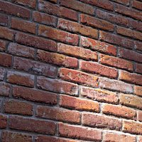 Red brick wall