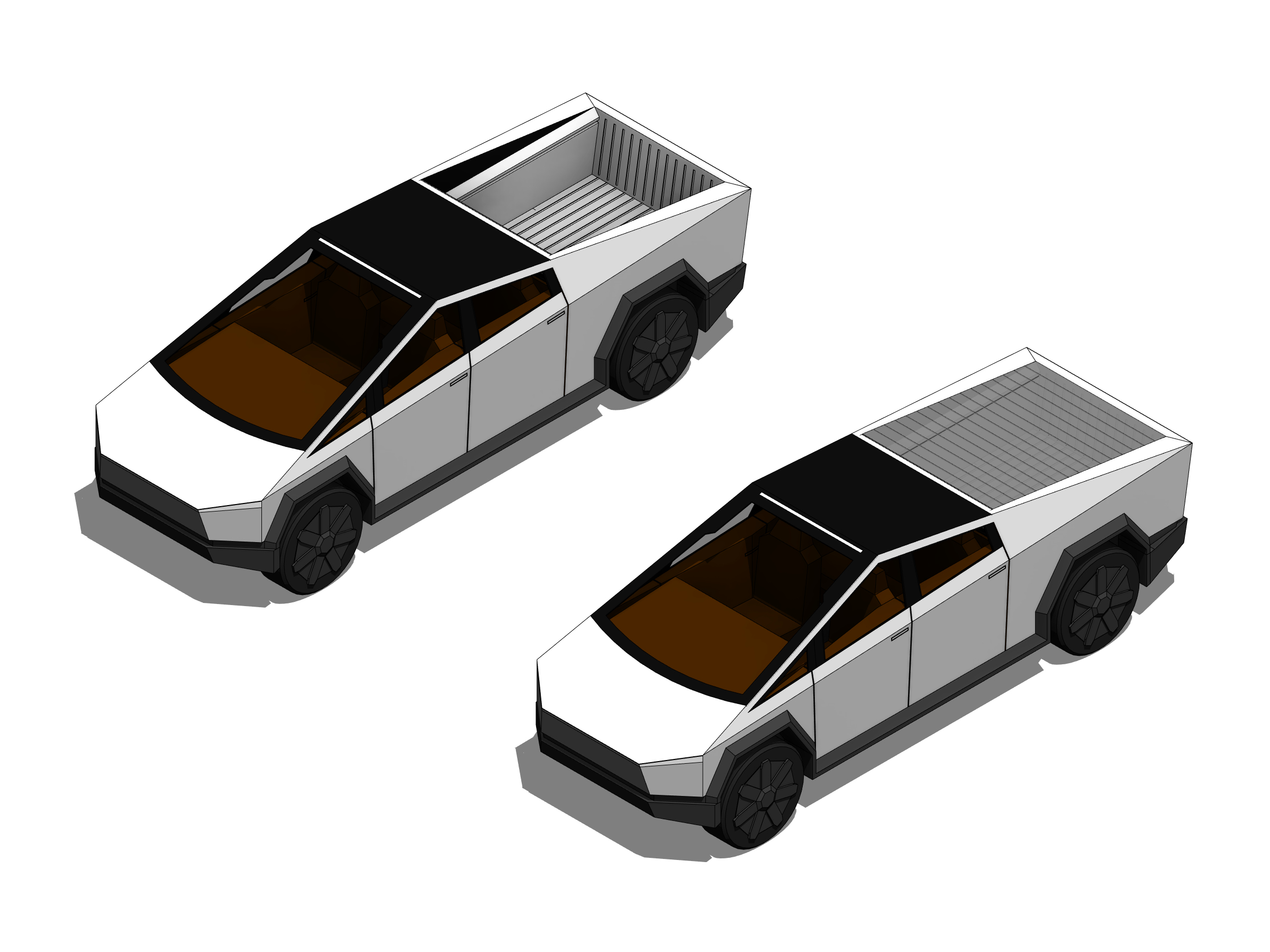 modelo 3d Tesla Cybertruck - Familia de Revit paramétrica - TurboSquid ...
