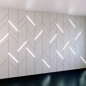 3D Wall Panel Set 184