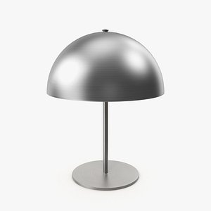 chrome table lamp 3D