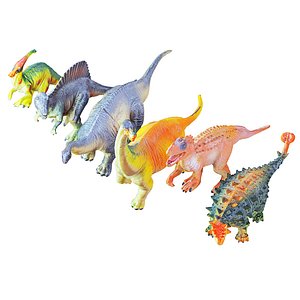 Collection of six Dinosaur Toys