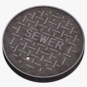 Manhole Clean and Dirty 3D model