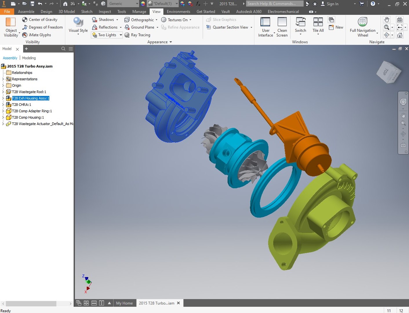 3D Turbine Turbocharger - TurboSquid 1653785