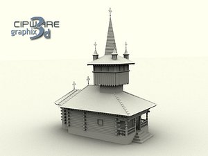 max old orthodox wooden church