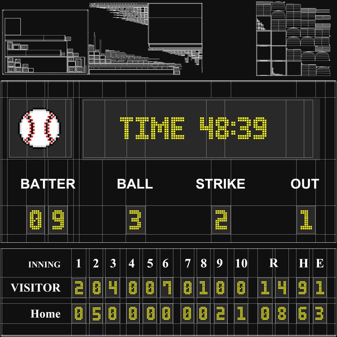 real baseball scoreboard board model https://p.turbosquid.com/ts-thumb/wB/tLWyGl/Oz2ZNLfA/9/jpg/1569689788/1920x1080/fit_q87/91d51737230ce73741f1d908ba0271bb4af3695b/9.jpg