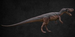 dinosaur torvosaurus 3D