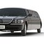 3d stretch car limousine black