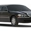 3d stretch car limousine black