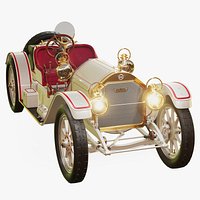 19th century Classic realistic car
