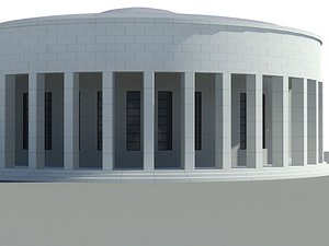pavilion mestrovic building 3d 3ds