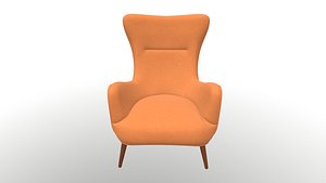 Luxury Single Sofa Chair 3D