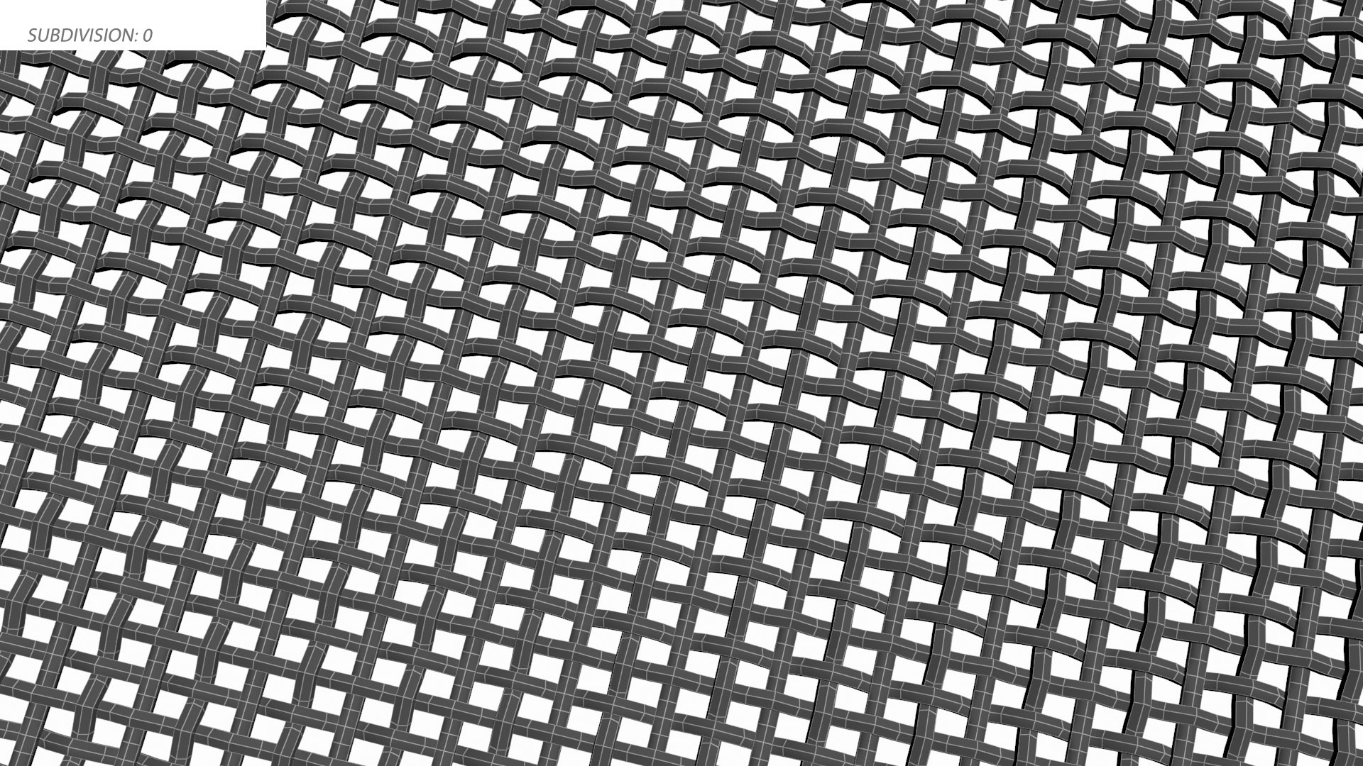 3D Seamless Twisted Grid Fence - TurboSquid 2014980