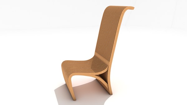 3D modern light wood slats model - TurboSquid 1282224