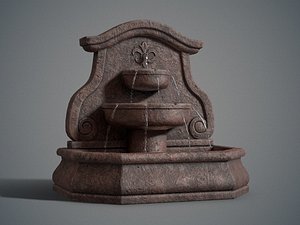 Arch wall fountain